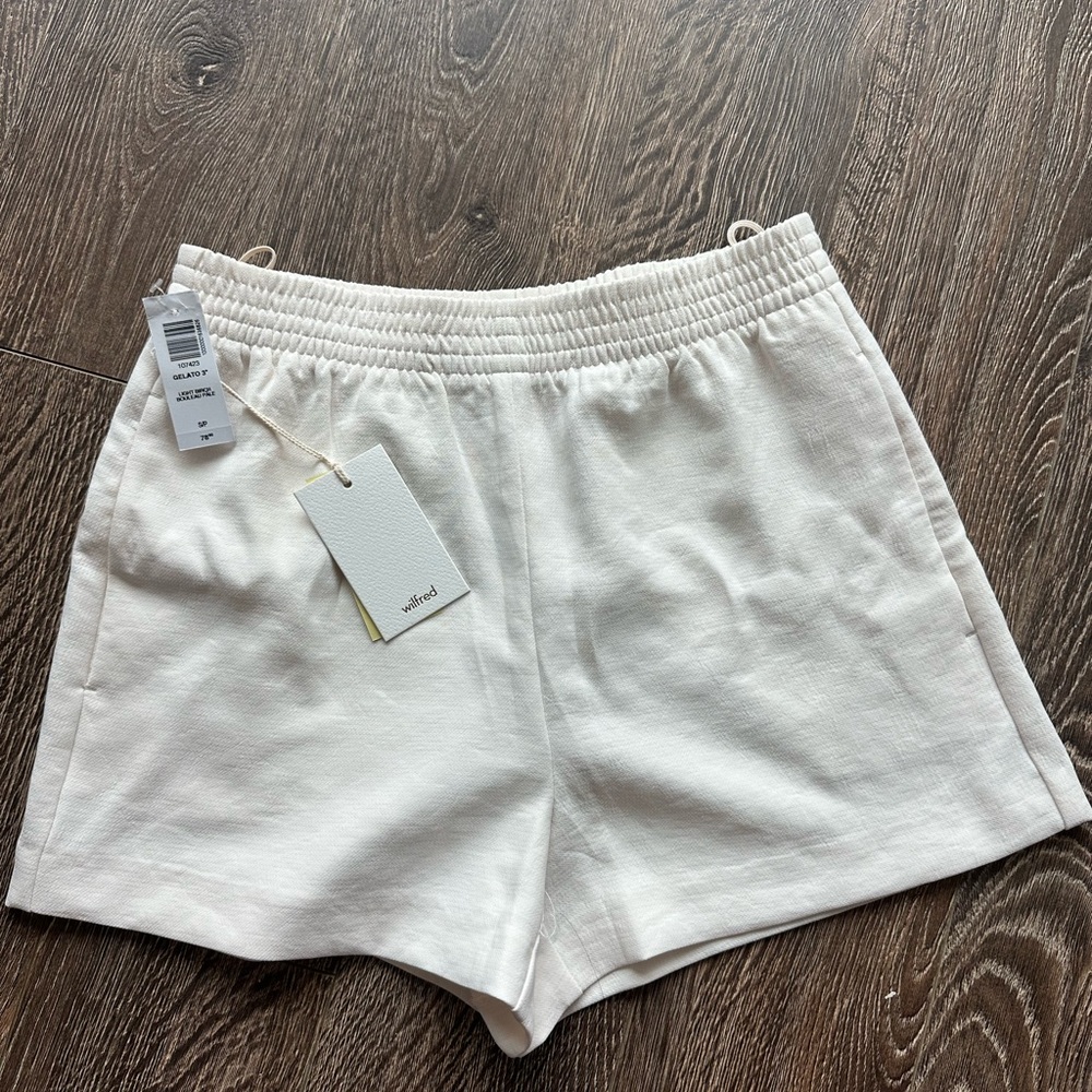 Wilfred White Casual Shorts NWT